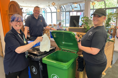 New recycling drive cuts waste by a third at Telford community charity