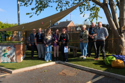 SYA gets new sensory garden - thanks to Homes Plus donation